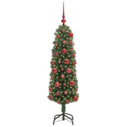 Berkfield Home Artificial Christmas Tree with 150 LEDs with Stand Green 120 cm - thumbnail 3