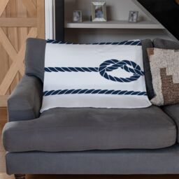 Benjamin Tate Design Rope Blanket in Natural - Size: 120 cm x 150 cm - thumbnail 2