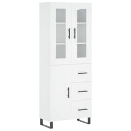 Berkfield Home Highboard White 69.5x34x180 cm Engineered Wood - thumbnail 2