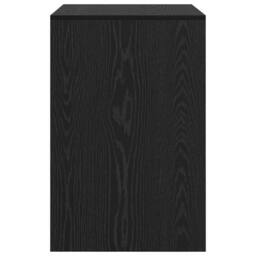 Berkfield Home Modern Writing Desk Black oak Engineered wood 70 x 50 x 76 cm Durable - thumbnail 6