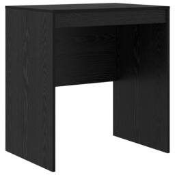 Berkfield Home Modern Writing Desk Black oak Engineered wood 70 x 50 x 76 cm Durable - thumbnail 3