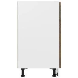 Berkfield Home Drawer Bottom Cabinet Smoked Oak 80x46x81.5 cm Engineered Wood in Brown - thumbnail 7