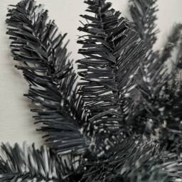 Samuel Alexander 6ft (1.8m) Premier PVC Plain Black Tipped Artificial Christmas Halloween Garland - thumbnail 6