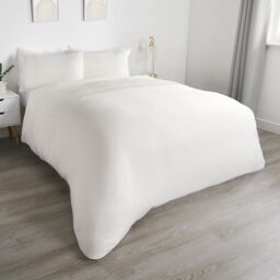 OHS Filled Pinsonic Arches Panel Duvet Cover Bedding Set in Cream - Size: King - thumbnail 2