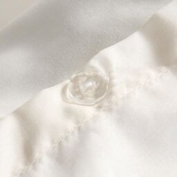 OHS Filled Pinsonic Arches Panel Duvet Cover Bedding Set in Cream - Size: King - thumbnail 5