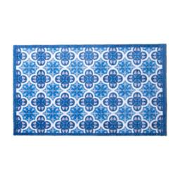Artsy Mats Blue Mosaic Tile Indoor Washable Doormat - Size: 40 cm x 60 cm - thumbnail 3