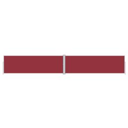 Berkfield Home Retractable Side Awning Red 160x1000 cm - thumbnail 2