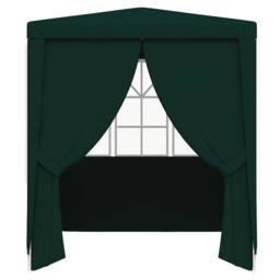 Berkfield Home Professional Party Tent with Side Walls 2.5x2.5 m Green 90 g/m ² - thumbnail 3