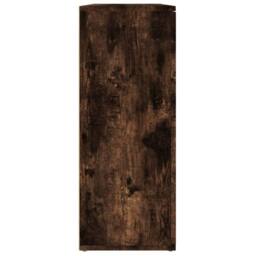 Berkfield Home Sideboard Smoked Oak 91x29.5x75 cm Engineered Wood in Brown - thumbnail 7