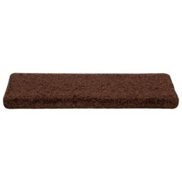 Berkfield Home Stair Mats 10 pcs 65x21x4 cm Brown - Size: Medium - thumbnail 5