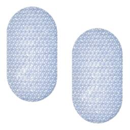 Showerdrape Medina Anti Slip PVC Bath Mat 69cm x 36cm - 2 Set in Blue - Size: 69 cm x 36 cm - thumbnail 5
