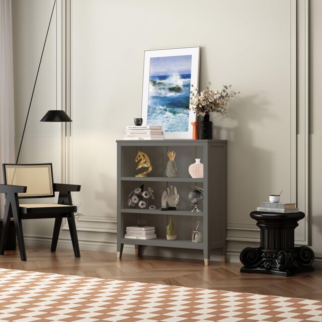 Palazzi 3 Tier Bookcase H97 W89 D25cm - image 1