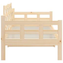 Berkfield Home Beautiful Day Bed Solid Wood Pine 90x200 cm in Natural - thumbnail 6