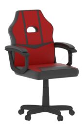 Home Discount Vida Designs Comet Racing Office Gaming Adjustable UKFR Fabric Chair in Red - thumbnail 6
