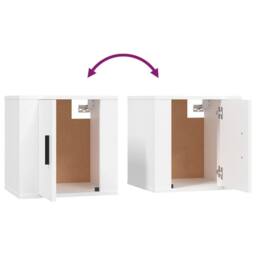 Berkfield Home 2 Piece TV Cabinet Set White Engineered Wood - thumbnail 7