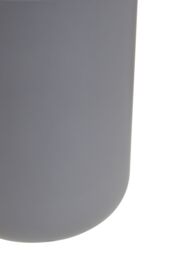 Orsina Grey Lotion Dispenser With Silver Pump, 500ml Bamboo Fibre Hand Lotion Dispenser, Sturdy Bathroom Accessory - thumbnail 5