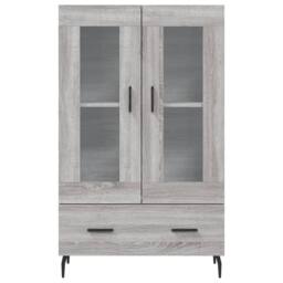 Berkfield Home Highboard Grey Sonoma 69.5x31x115 cm Engineered Wood - thumbnail 6