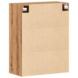 Berkfield Home Wall Mounted Cabinet Artisian Oak 69.5x34x90 cm Engineered Wood in Brown - thumbnail 6