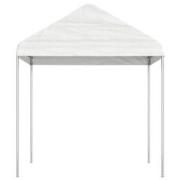 Berkfield Home Gazebo with Roof White 4.46x2.28x2.69 m Polyethylene - thumbnail 1