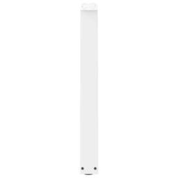Berkfield Home Coffee Table Legs V-Shape 2 pcs White 60x(72-73) cm Steel - thumbnail 6