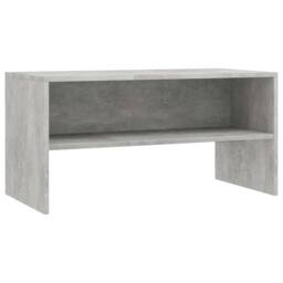 Berkfield Home TV Cabinet Concrete Grey 80x40x40 cm Engineered Wood - Size: 80 x 40 x 40 cm