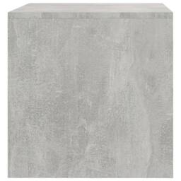 Berkfield Home TV Cabinet Concrete Grey 80x40x40 cm Engineered Wood - Size: 80 x 40 x 40 cm - thumbnail 5