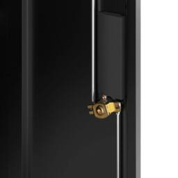 Berkfield Home Durable File Cabinet Black 79x40x90 cm Steel - Size: 79 x 40 x 90 cm - thumbnail 7