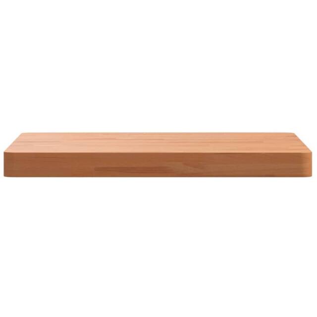 Berkfield Home Table Top 50x50x4 cm Square Solid Wood Beech in Light Brown - Size: 50 x 50 x 4 cm - image 1