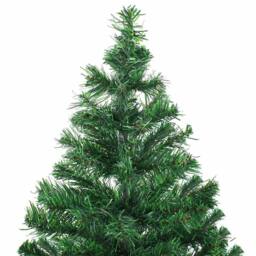 Berkfield Home Beautiful Artificial Pre-lit Christmas Tree with Ball Set 180cm 5 in Green