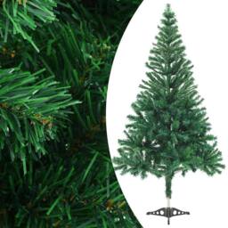 Berkfield Home Beautiful Artificial Pre-lit Christmas Tree with Ball Set 180cm 5 in Green - thumbnail 3