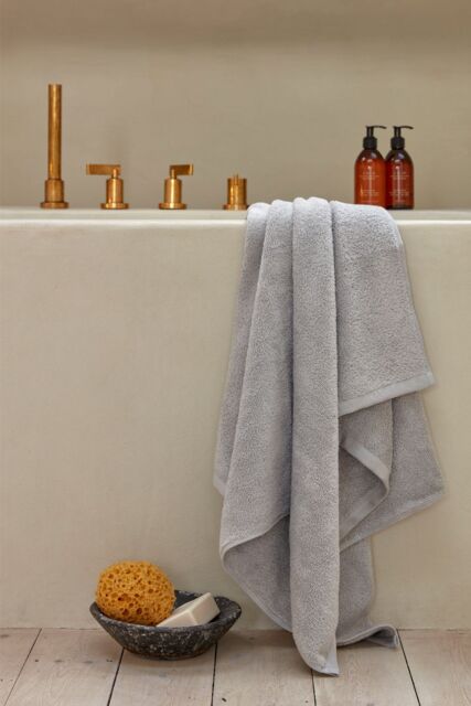CHRISTY 'Cirrus' Lightweight Fluffy Softloft 100% Cotton Towels in Light Grey - image 1