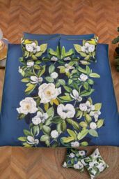 Soiree 'Alaya' 200 Thread Count Duvet Cover Set in Teal - Size: Double - thumbnail 4
