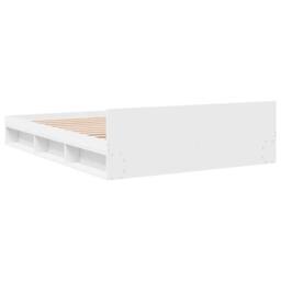 Berkfield Home Bed Frame with Drawers without Mattress White 120x190 cm Small Double - thumbnail 6