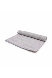 KDMD Small Indian Handloom Cotton Rug - Grey, Soft & Durable Decor in Grey - Size: Medium