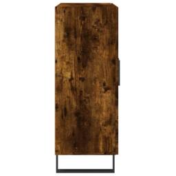 Berkfield Home Sideboard Smoked Oak 69.5x34x90 cm Engineered Wood in Brown - thumbnail 7