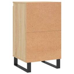 Berkfield Home Sideboard Sonoma Oak 40x35x70 cm Engineered Wood in Light Tan - Size: 40 x 35 x 70 cm - thumbnail 8