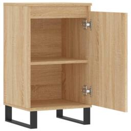 Berkfield Home Sideboard Sonoma Oak 40x35x70 cm Engineered Wood in Light Tan - Size: 40 x 35 x 70 cm - thumbnail 6
