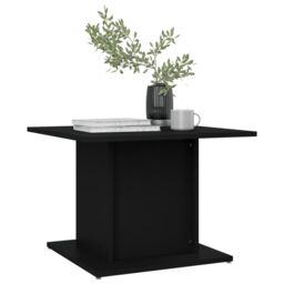 Berkfield Home Coffee Table Black 55.5x55.5x40 cm Engineered Wood - thumbnail 3