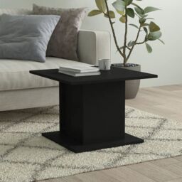 Berkfield Home Coffee Table Black 55.5x55.5x40 cm Engineered Wood