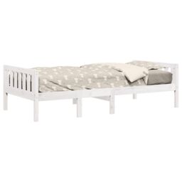 Berkfield Home Children's Bed without Mattress White 90x190 cm Solid Wood Pine - thumbnail 4