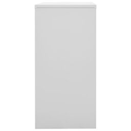 Berkfield Home Locker Cabinets 2 pcs Light Grey & Blue 90x45x92.5 cm Steel - thumbnail 4