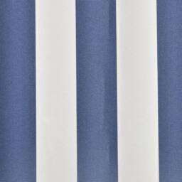 Berkfield Home Durable Awning Top Sunshade Canvas Blue & White 6 x 3 m