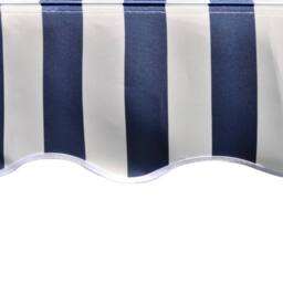 Berkfield Home Durable Awning Top Sunshade Canvas Blue & White 6 x 3 m - thumbnail 4