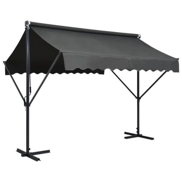 Berkfield Home Free Standing Awning 300x300 cm Anthracite in Black - image 1