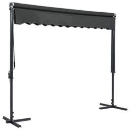 Berkfield Home Free Standing Awning 300x300 cm Anthracite in Black - thumbnail 4