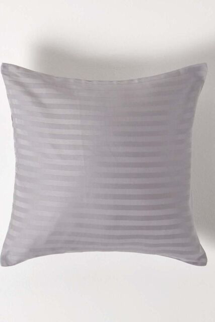 Homescapes Continental Egyptian Cotton Pillowcase 330 TC, 40 x 40 cm in Grey - image 1