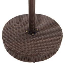 Berkfield Home Decorative 5 Piece Garden Bar Set with Cushions Poly Rattan Brown - thumbnail 7