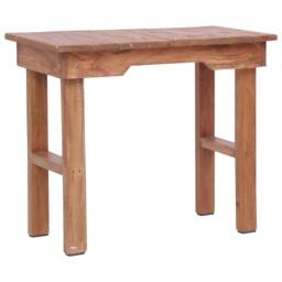 Berkfield Home End Table 70x35x60 cm Solid Mahogany Wood in Brown - Size: 70 x 35 x 60 cm