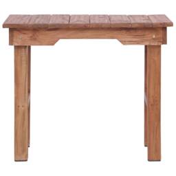 Berkfield Home End Table 70x35x60 cm Solid Mahogany Wood in Brown - Size: 70 x 35 x 60 cm - thumbnail 2