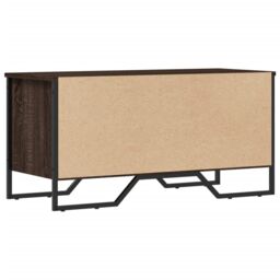 Berkfield Home Shoe Cabinet Brown Oak 90x38x45.5 cm Engineered Wood - thumbnail 6